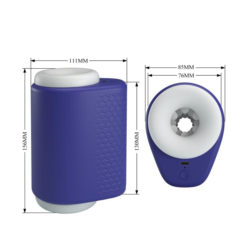 PRETTY LOVE - DJ LADY MALE MASTURBATOR WITH VIBRATION 5 SETTINGS PURPLE