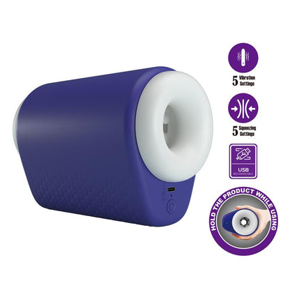 PRETTY LOVE - DJ LADY MALE MASTURBATOR WITH VIBRATION 5 SETTINGS PURPLE