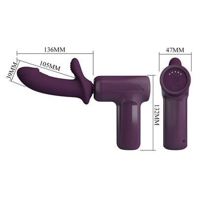 PRETTYLOVE - DJ SCHOLAR THRUSTING GUN 5 MODES PURPLE