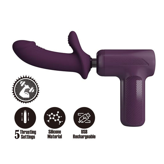 PRETTYLOVE - DJ SCHOLAR THRUSTING GUN 5 MODES PURPLE
