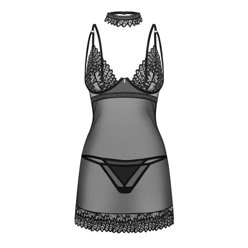 OBSESSIVE - DONARELLA CHEMISE AND THONG