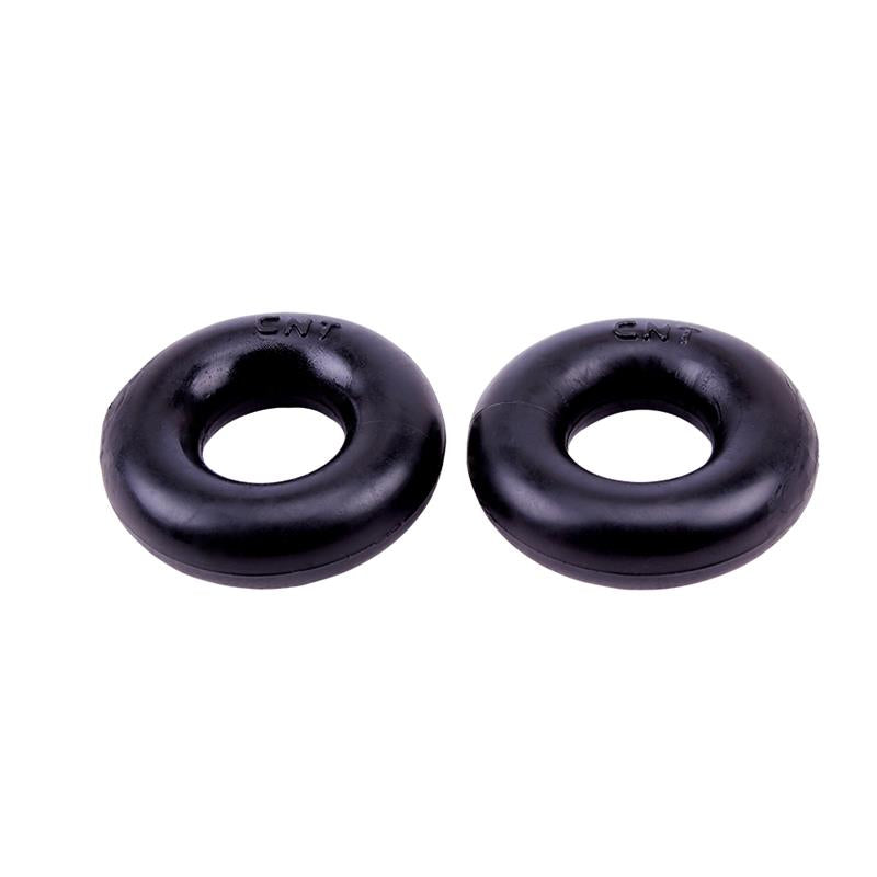 CHISA - DONUT RINGS OVER SIZED BLACK