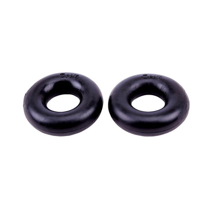 CHISA - DONUT RINGS OVER SIZED BLACK