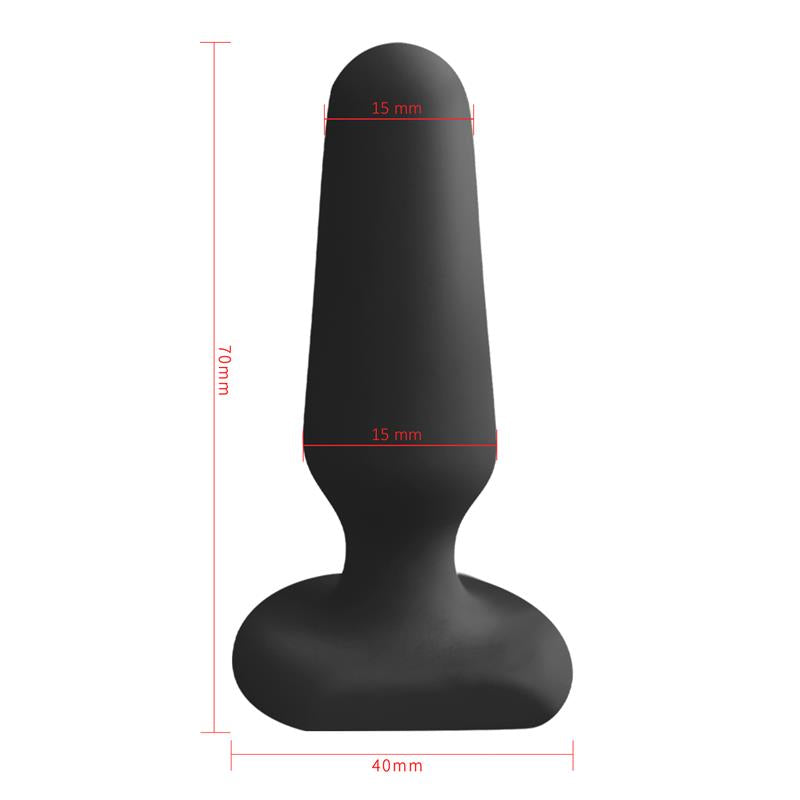 LATETOBED - DOON SILICONE BUTT PLUG BLACK