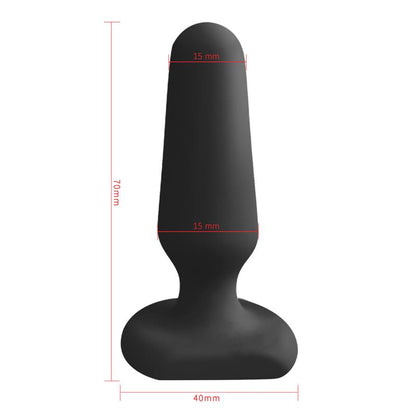 LATETOBED - DOON SILICONE BUTT PLUG BLACK