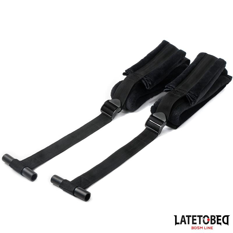 LATETOBED BDSM LINE - DOOR JAM SLING BLACK
