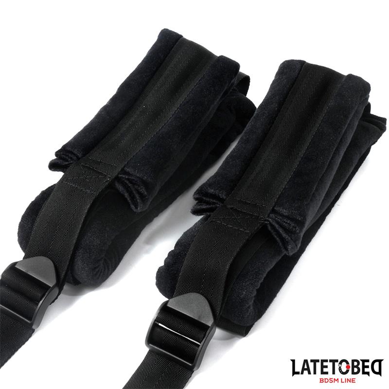 LATETOBED BDSM LINE - DOOR JAM SLING BLACK
