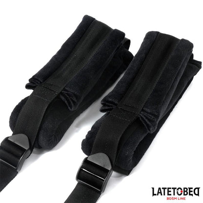 LATETOBED BDSM LINE - DOOR JAM SLING BLACK