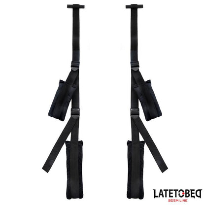 LATETOBED BDSM LINE - DOOR JAM SLING BLACK