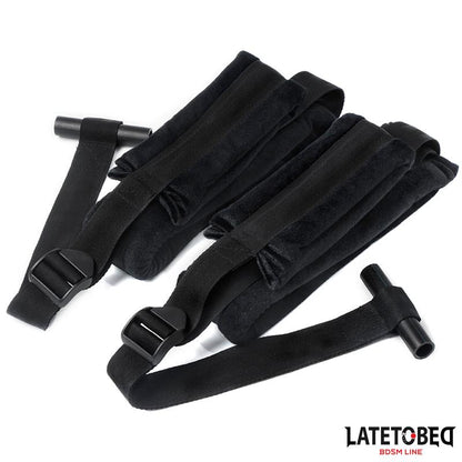 LATETOBED BDSM LINE - DOOR JAM SLING BLACK