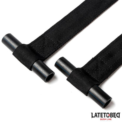 LATETOBED BDSM LINE - DOOR JAM SLING BLACK