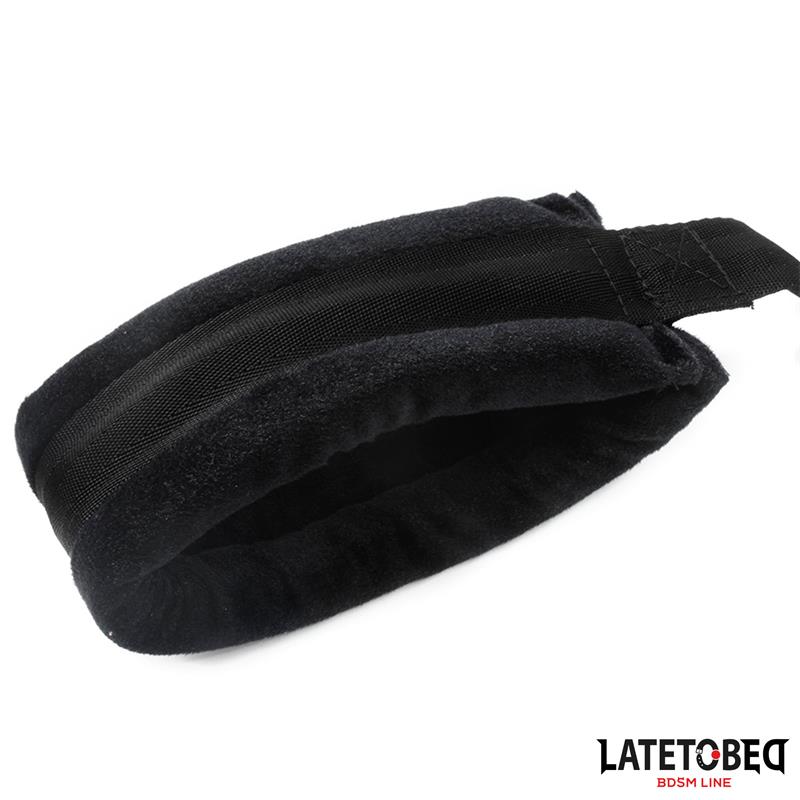 LATETOBED BDSM LINE - DOOR JAM SLING BLACK