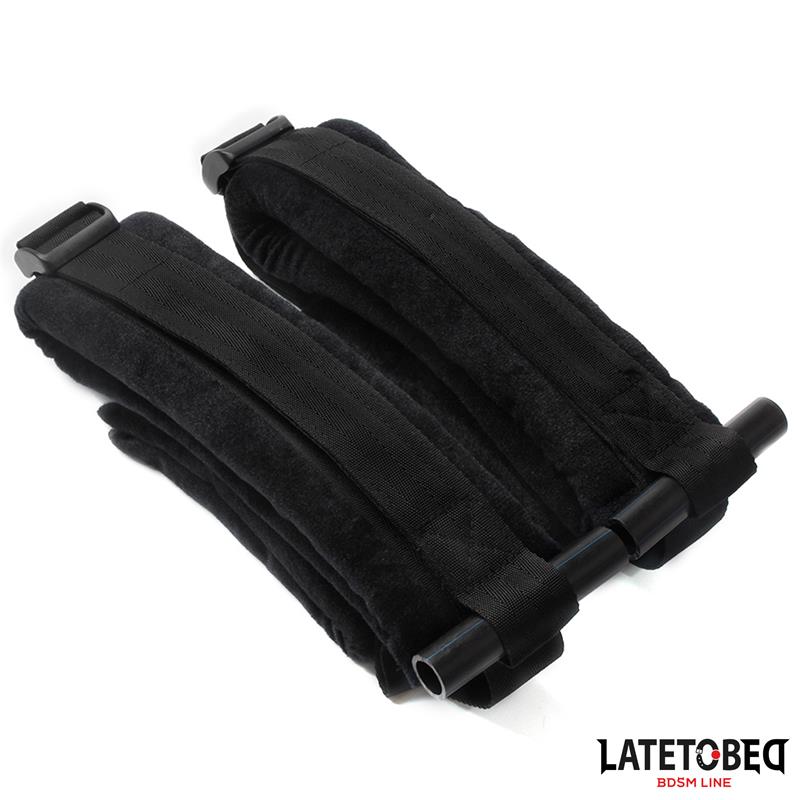 LATETOBED BDSM LINE - DOOR JAM SLING BLACK
