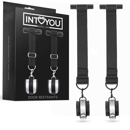 INTOYOU BDSM LINE - DOOR RESTRAINT KIT WITH ADJUSTABLE AND REMOVABLE CUFFS