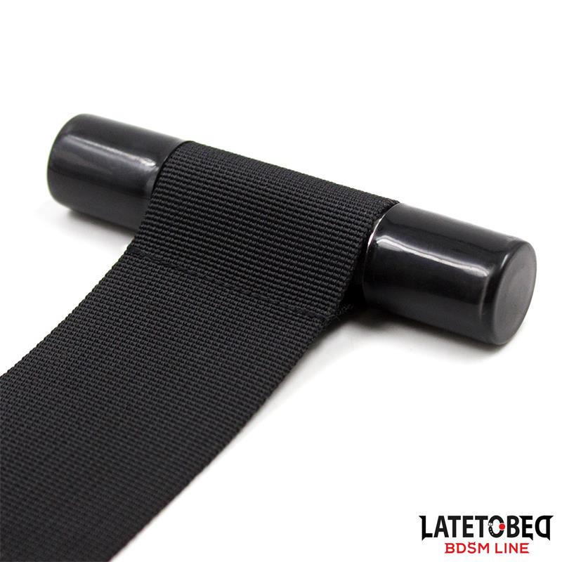 LATETOBED BDSM LINE - DOOR SWING NYLON BIND NEOPRENE WRIST CUFFS