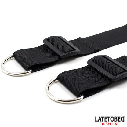 LATETOBED BDSM LINE - DOOR SWING NYLON BIND NEOPRENE WRIST CUFFS