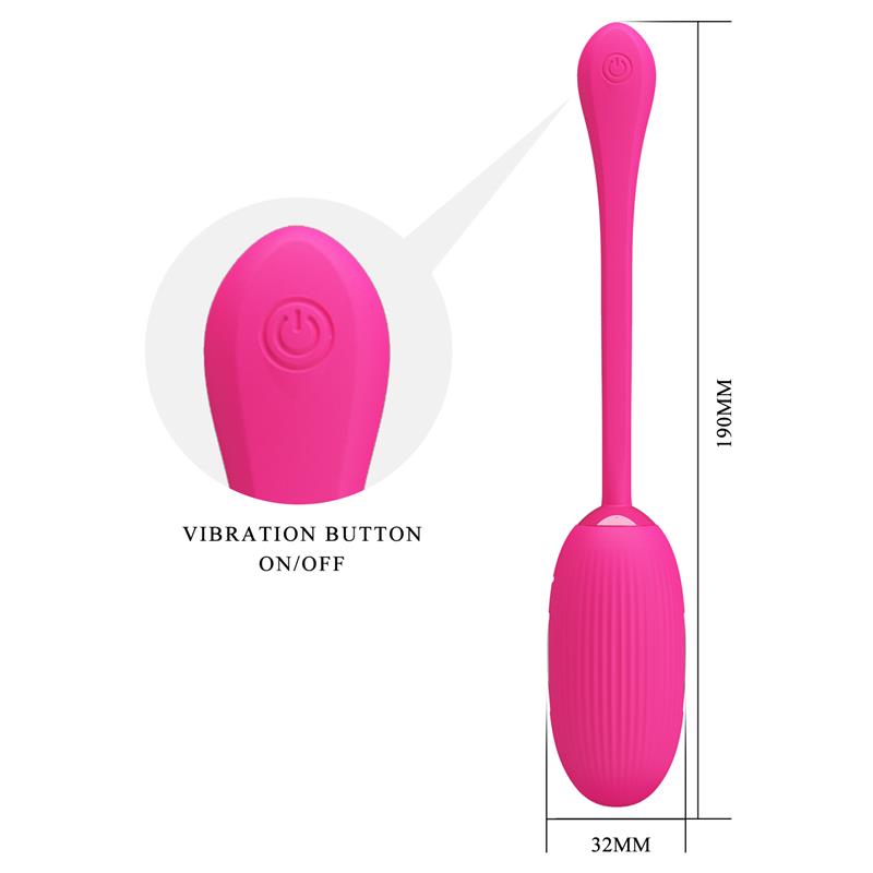 PRETTYLOVE - DOREEN VIBRATING EGG WITH ELECTRO SHOCK AND APP