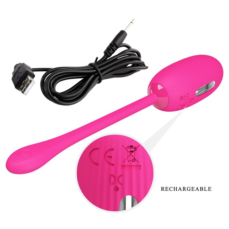 PRETTYLOVE - DOREEN VIBRATING EGG WITH ELECTRO SHOCK AND APP