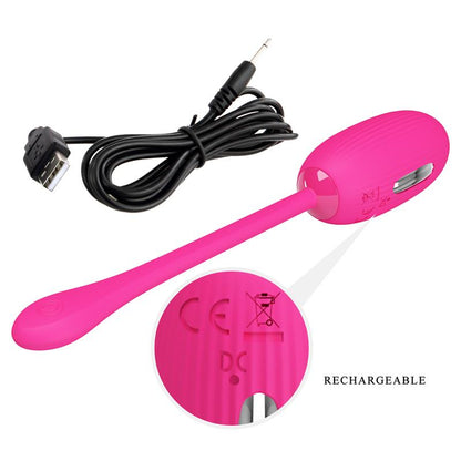 PRETTYLOVE - DOREEN VIBRATING EGG WITH ELECTRO SHOCK AND APP