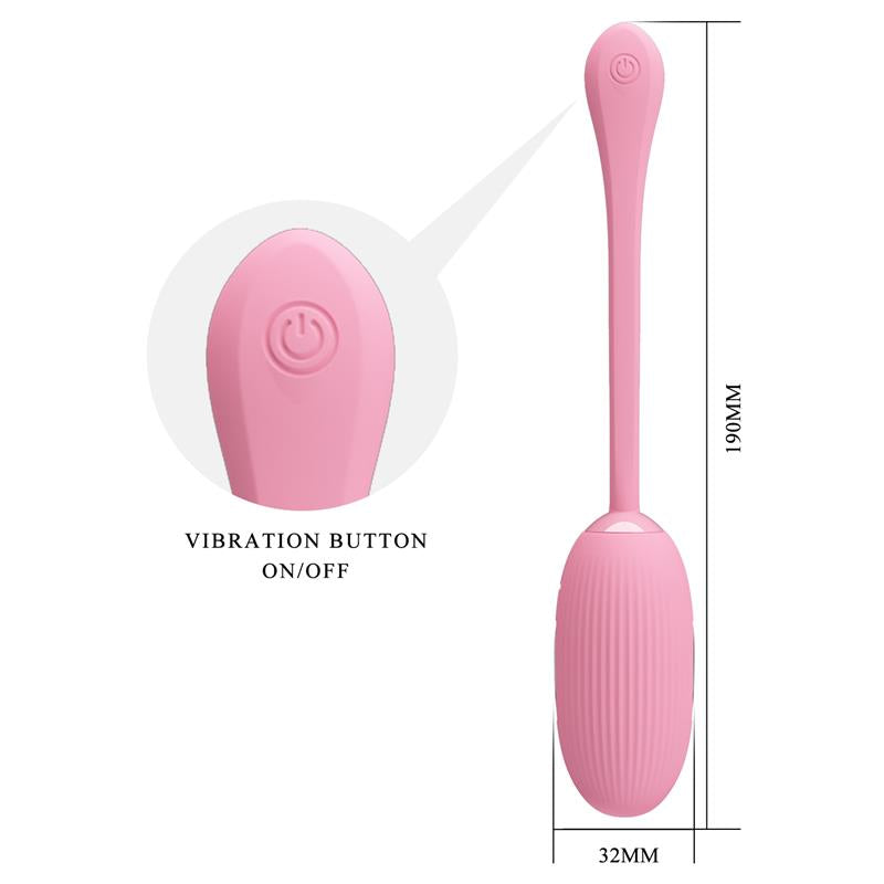 PRETTYLOVE - DOREEN VIBRATING EGG WITH ELECTRO SHOCK AND APP
