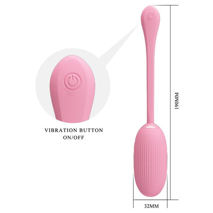 PRETTYLOVE - DOREEN VIBRATING EGG WITH ELECTRO SHOCK AND APP