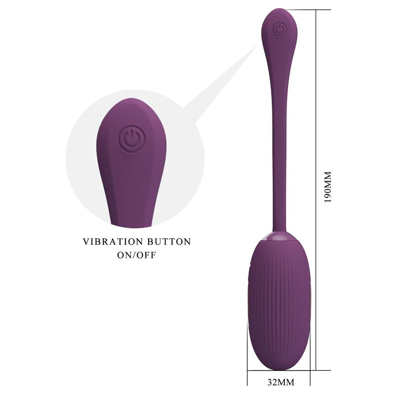 PRETTYLOVE - DOREEN VIBRATING EGG WITH ELECTRO SHOCK AND APP