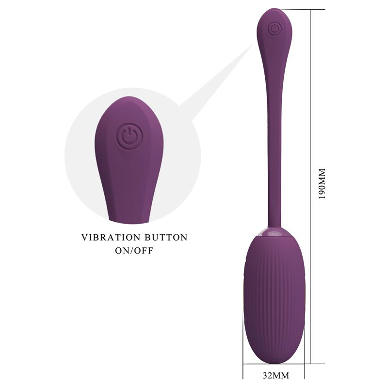 PRETTY LOVE - DOREEN VIBRATING EGG WITH ELECTRO SHOCK AND APP