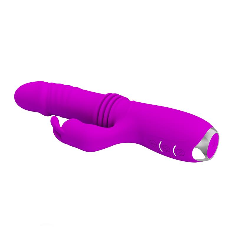 PRETTYLOVE - DOROTHY THRUSTING VIBRATOR USB PURPLE