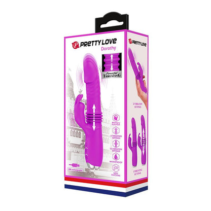 PRETTYLOVE - DOROTHY THRUSTING VIBRATOR USB PURPLE
