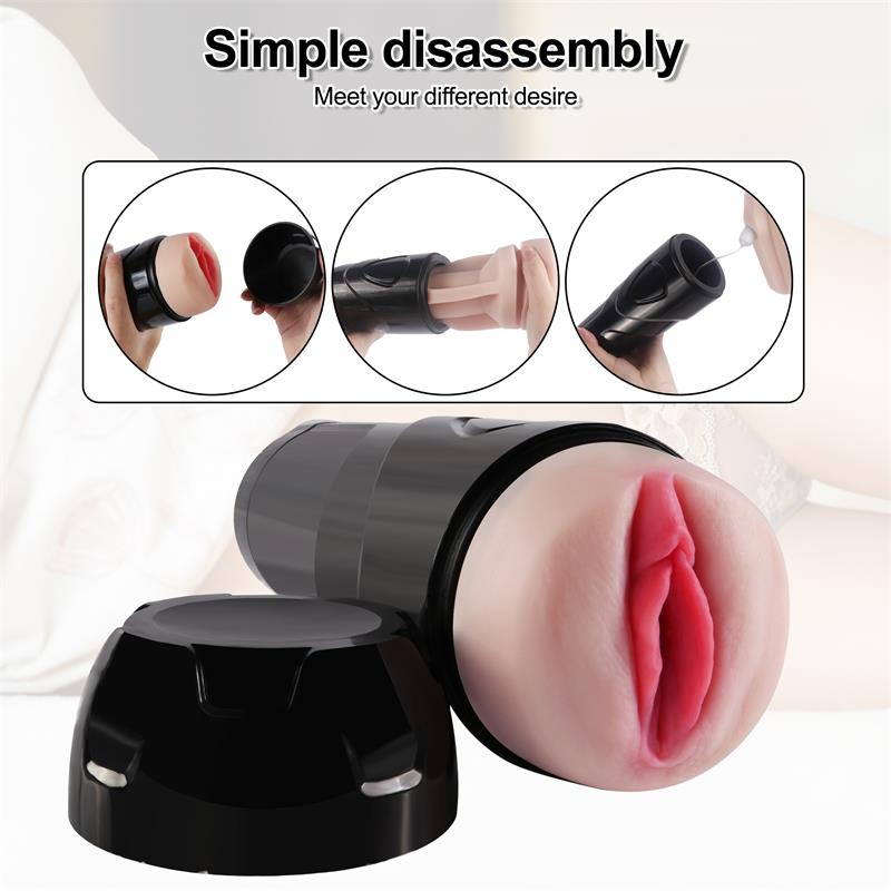 JUICY LAMOUR - DOT VAGINA MASTURBATOR WITH VIBRATION