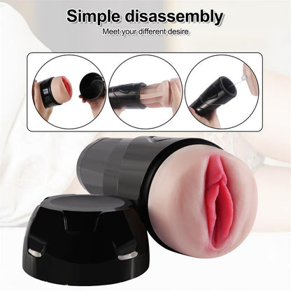 JUICY LAMOUR - DOT VAGINA MASTURBATOR WITH VIBRATION