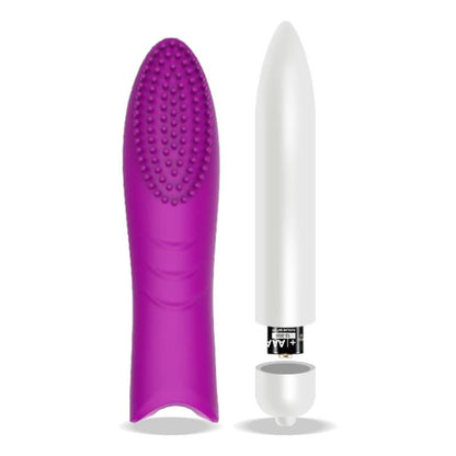 LATETOBED - DOTYS EASY QUICK VIBRATING BULLET SILICONE PURPLE