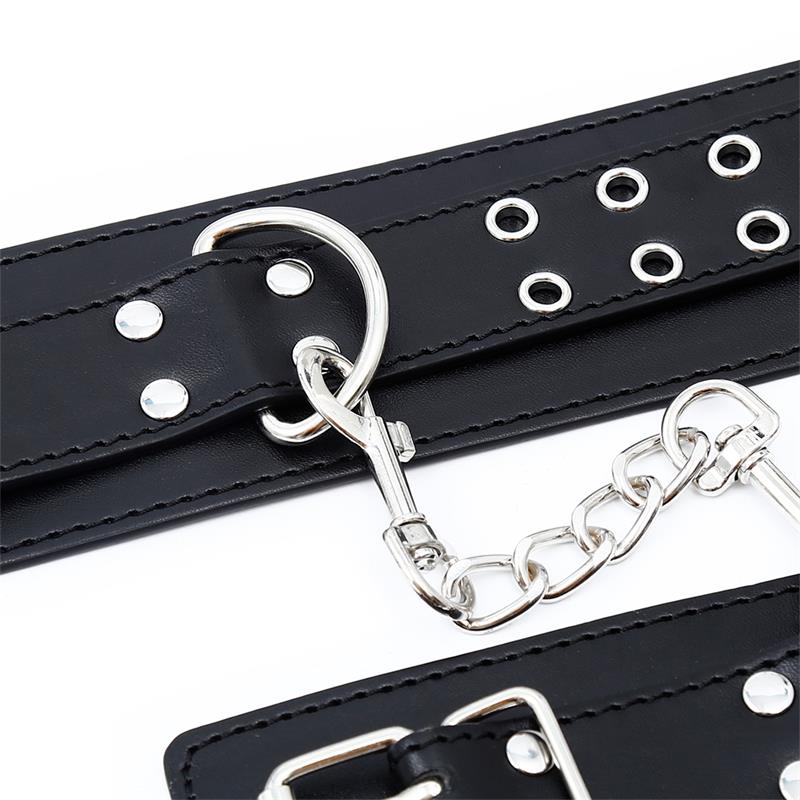 LATETOBED BDSM LINE - DOUBLE BUCKLE ADJUSTABLE HANDCUFFS