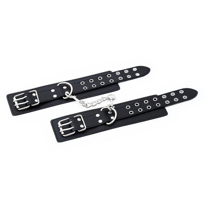 LATETOBED BDSM LINE - DOUBLE BUCKLE ADJUSTABLE HANDCUFFS