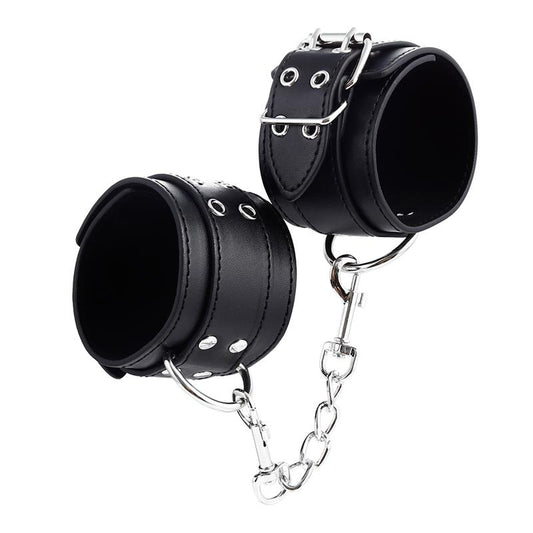 LATETOBED BDSM LINE - DOUBLE BUCKLE ADJUSTABLE HANDCUFFS
