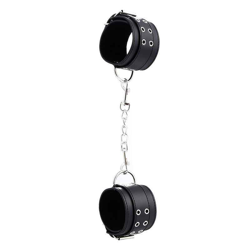LATETOBED BDSM LINE - DOUBLE BUCKLE ADJUSTABLE HANDCUFFS