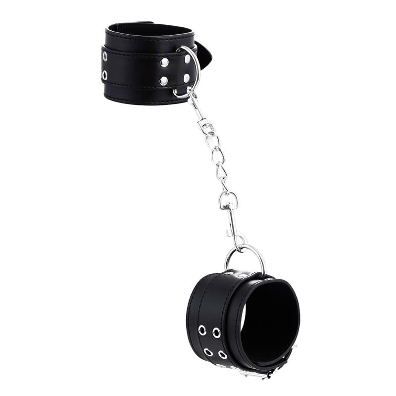 LATETOBED BDSM LINE - DOUBLE BUCKLE ADJUSTABLE HANDCUFFS