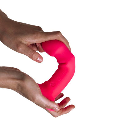 ADRIEN LASTIC - DOUBLE DENSITY DILDO VIBRATION HITSENS 2 6.5 PINK