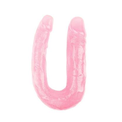 CHISA - DOUBLE DILDO 13 - 17CM PINK