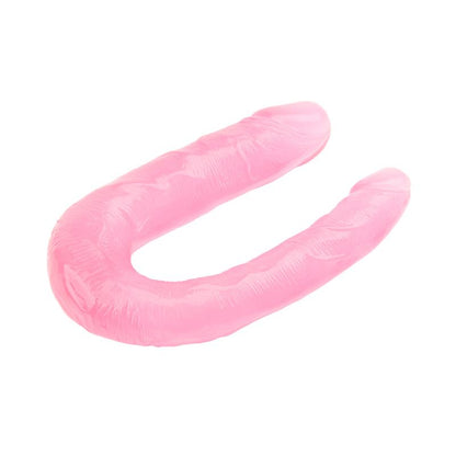 CHISA - DOUBLE DILDO 13 - 17CM PINK