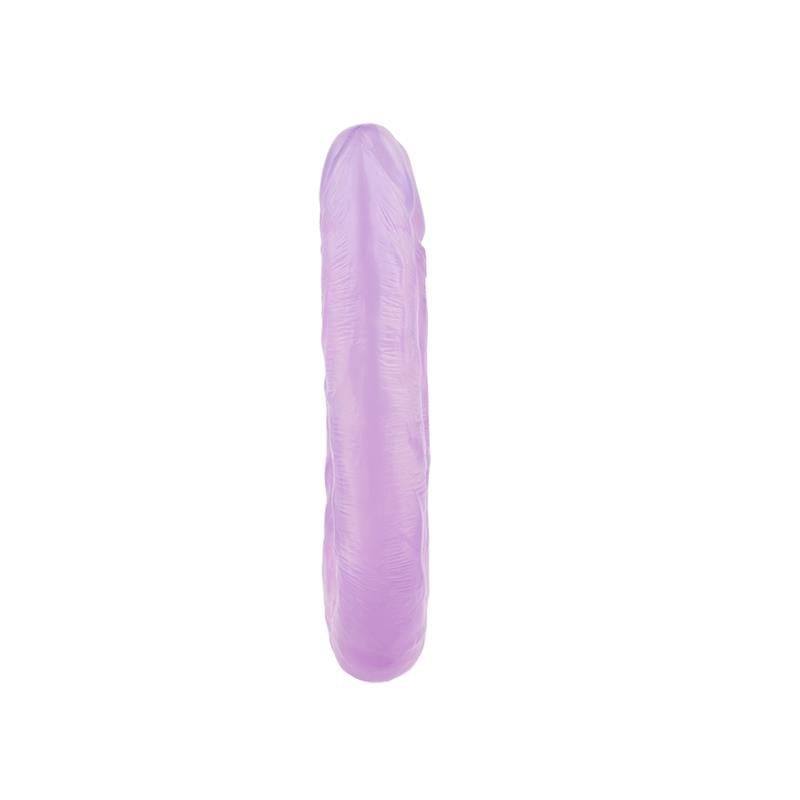 CHISA - DOUBLE DILDO 13 - 17CM PURPLE