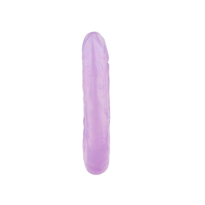 CHISA - DOUBLE DILDO 13 - 17CM PURPLE