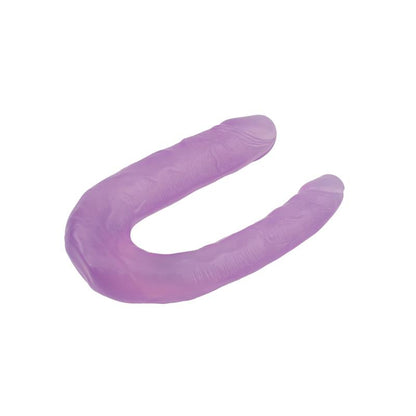 CHISA - DOUBLE DILDO 13 - 17CM PURPLE