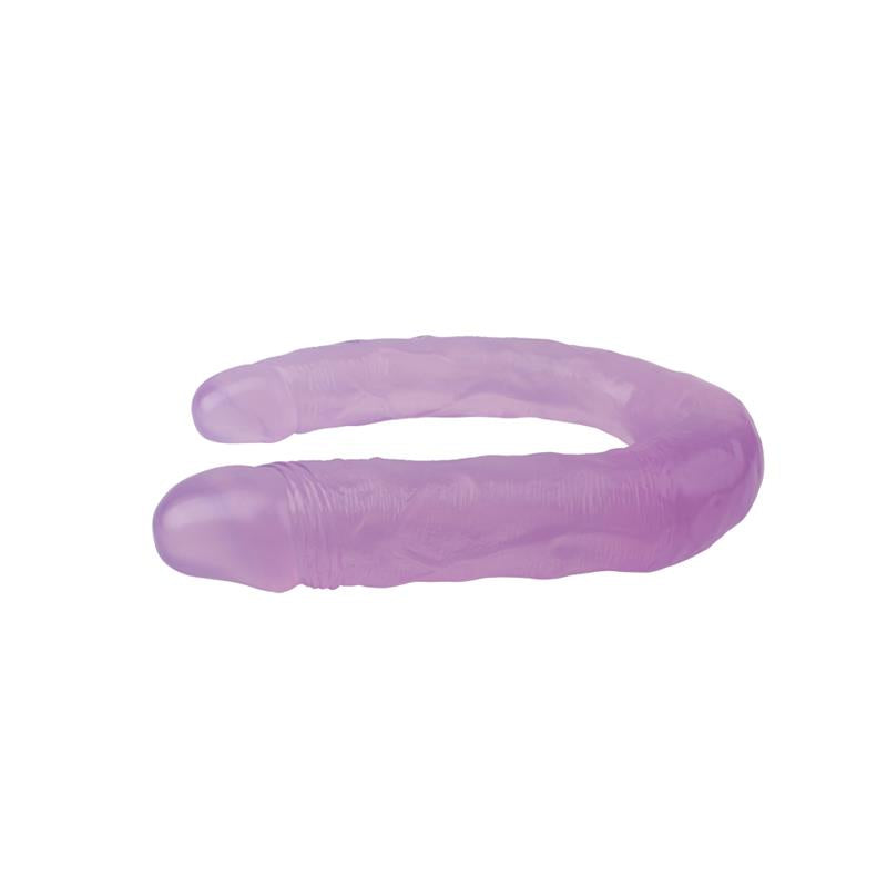 CHISA - DOUBLE DILDO 13 - 17CM PURPLE