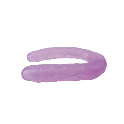 CHISA - DOUBLE DILDO 13 - 17CM PURPLE