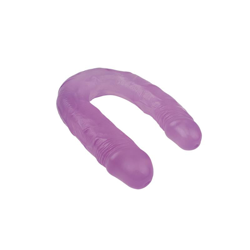CHISA - DOUBLE DILDO 14 - 18CM PURPLE