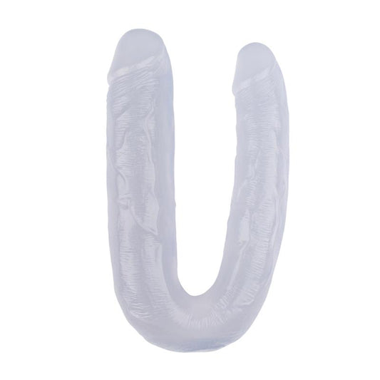 CHISA - DOUBLE DILDO 17.7 - 22.5CM CLEAR