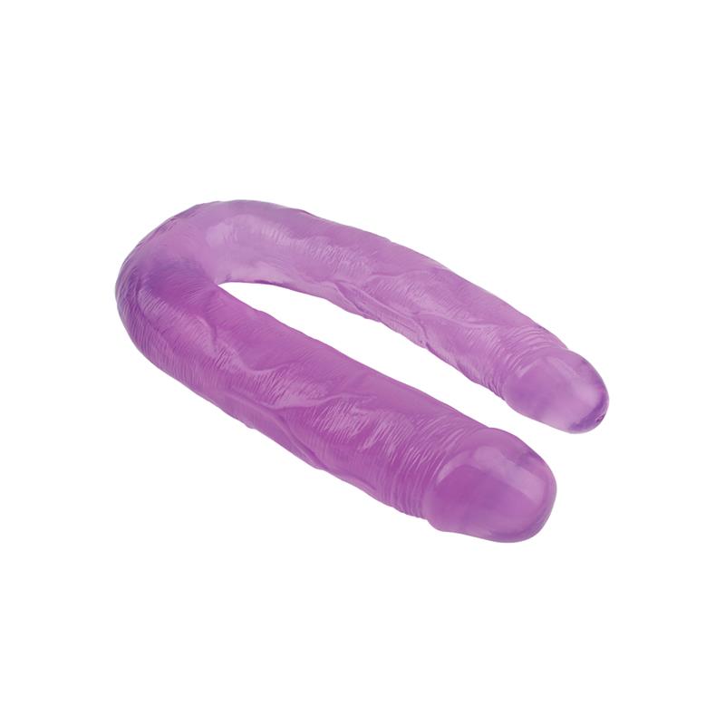 CHISA - DOUBLE DILDO 17.7 - 22.5CM PURPLE