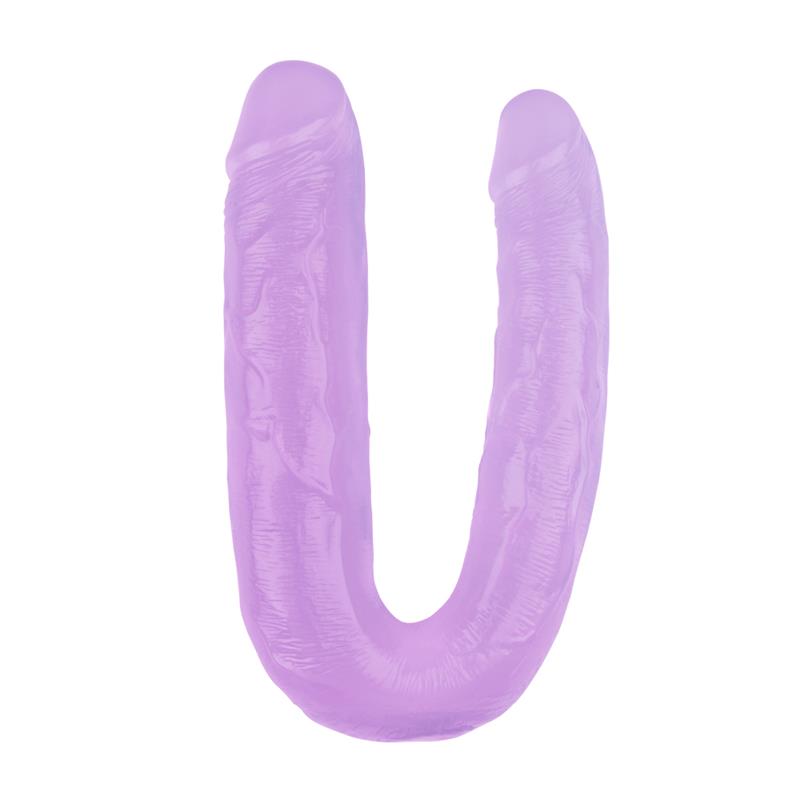 CHISA - DOUBLE DILDO 17.7 - 22.5CM PURPLE