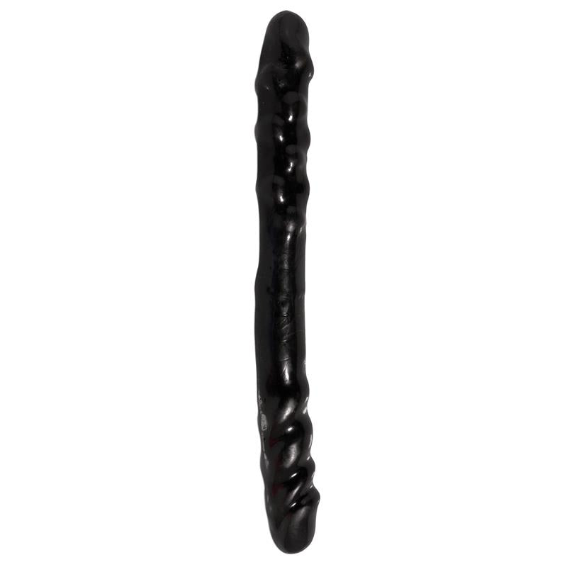 BASIX RUBBER WORKS - DOUBLE DILDO 40,6 CM BLACK